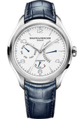 baume-mercier-clifton-automatic-watch-retrograde-43-mm-steel-case-dial-blue-alligator-strap