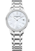 baume-mercier-classima-quartz-watch-date-display-diamond-set-31-mm-steel-case-white-mother-of-pearl-dial-steel-bracelet