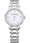 baume-mercier-classima-automatic-watch-date-diamond-set-31-mm-steel-case-white-mother-of-pearl-dial-steel-bracelet