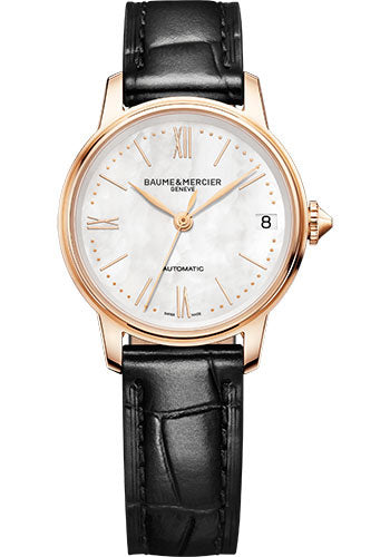 baume-mercier-classima-automatic-watch-18k-pink-gold-titanium-31-mm-18k-pink-gold-and-titanium-case-mother-of-pearl-dial-black-alligator-strap