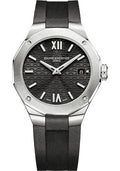 baume-mercier-riviera-quartz-watch-date-display-diamond-set-36-mm-steel-case-black-dial-black-rubber-strap