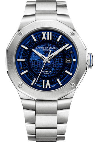 baume-mercier-riviera-automatic-watch-date-display-42mm-steel-case-blue-dial-steel-bracelet