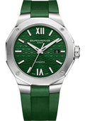 baume-mercier-riviera-automatic-watch-date-display-42mm-steel-case-green-dial-green-rubber-strap