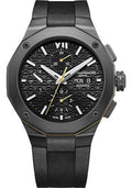 baume-mercier-riviera-automatic-watch-chronograph-43-mm-black-adlc-case-black-dial-black-rubber-strap