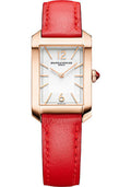 baume-mercier-hampton-quartz-watch-18k-pink-gold-titanium-35-x-22-mm-18k-pink-gold-and-titanium-case-silver-dial-red-orange-calfskin-strap