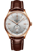 breitling-premier-automatic-40-watch-18k-red-gold-silver-dial-brown-alligator-strap-tang-buckle-r37340351g1p1