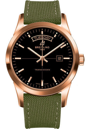 breitling-transocean-day-date-watch-18k-red-gold-black-dial-khaki-green-military-strap-tang-buckle-r4531012-bb70-106w-r20ba-1