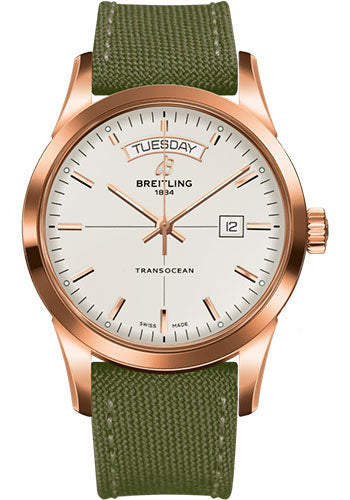 breitling-transocean-day-date-watch-18k-red-gold-mercury-silver-dial-khaki-green-military-strap-tang-buckle-r4531012-g752-106w-r20ba-1