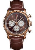 breitling-aviator-8-b01-chronograph-43-watch-18k-red-gold-bronze-dial-brown-alligator-leather-strap-folding-buckle-rb0119131q1p2