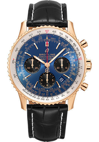 breitling-navitimer-b01-chronograph-43-watch-18k-red-gold-blue-dial-black-croco-strap-folding-buckle-rb0121211c1p3