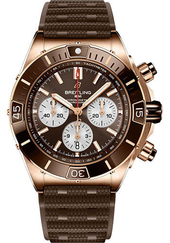breitling-super-chronomat-b01-44-watch-18k-red-gold-brown-dial-brown-rubber-strap-folding-buckle-rb0136e31q1s1