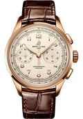 breitling-premier-b09-chronograph-40-watch-18k-red-gold-silver-dial-brown-alligator-leather-strap-folding-buckle-rb0930371g1p1
