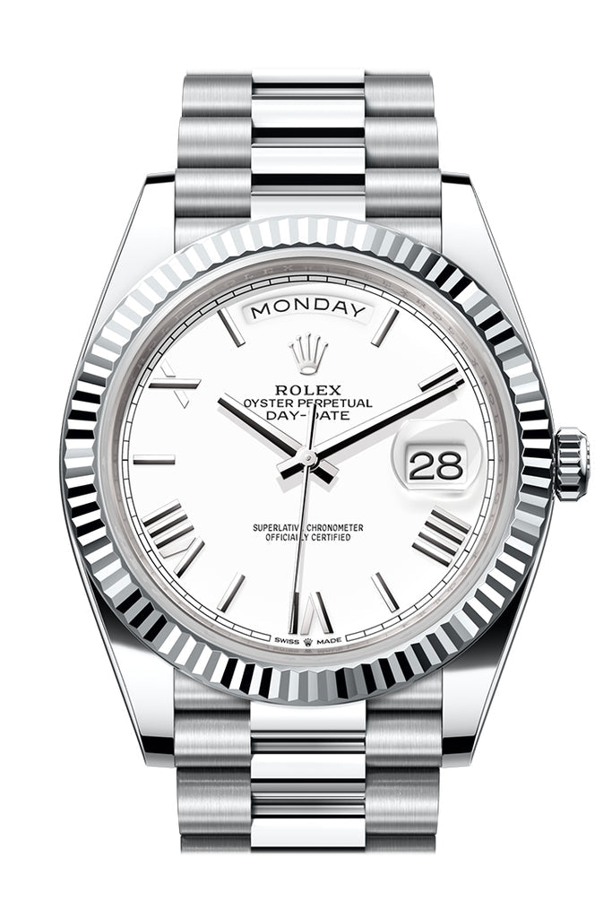 rolex-day-date-40-white-dial-fluted-bezel-platinum-president-mens-watch-228236