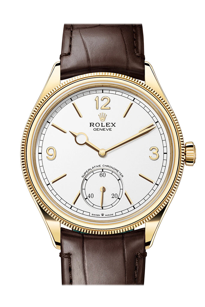 rolex-1908-39mm-intense-white-dial-yellow-gold-mens-watch-52508