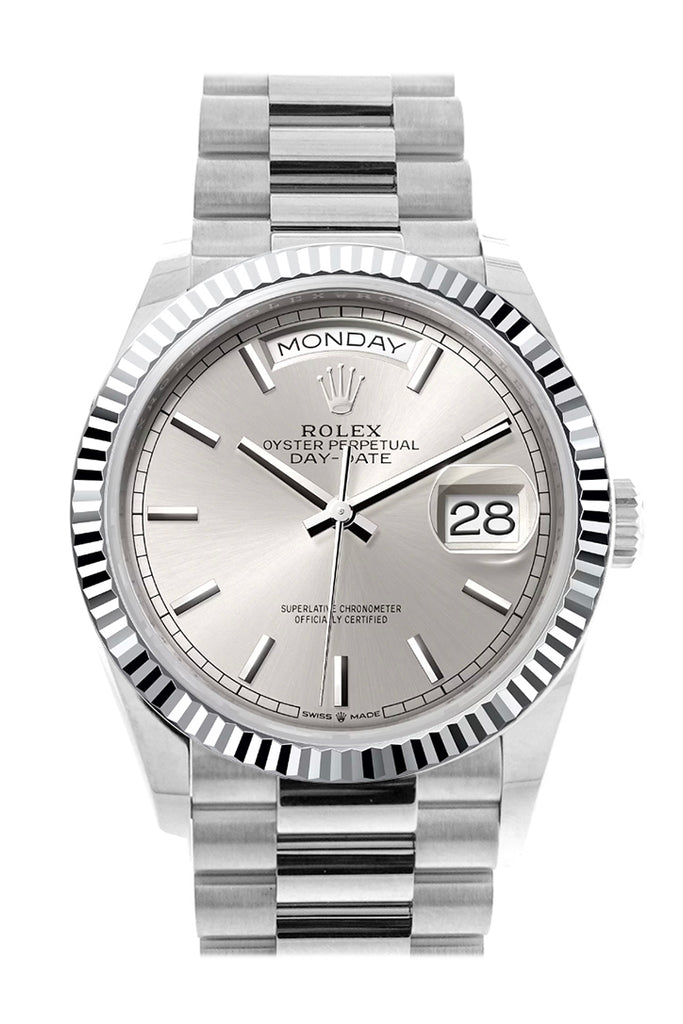 rolex-day-date-36-silver-dial-fluted-bezel-platinum-president-watch-128236