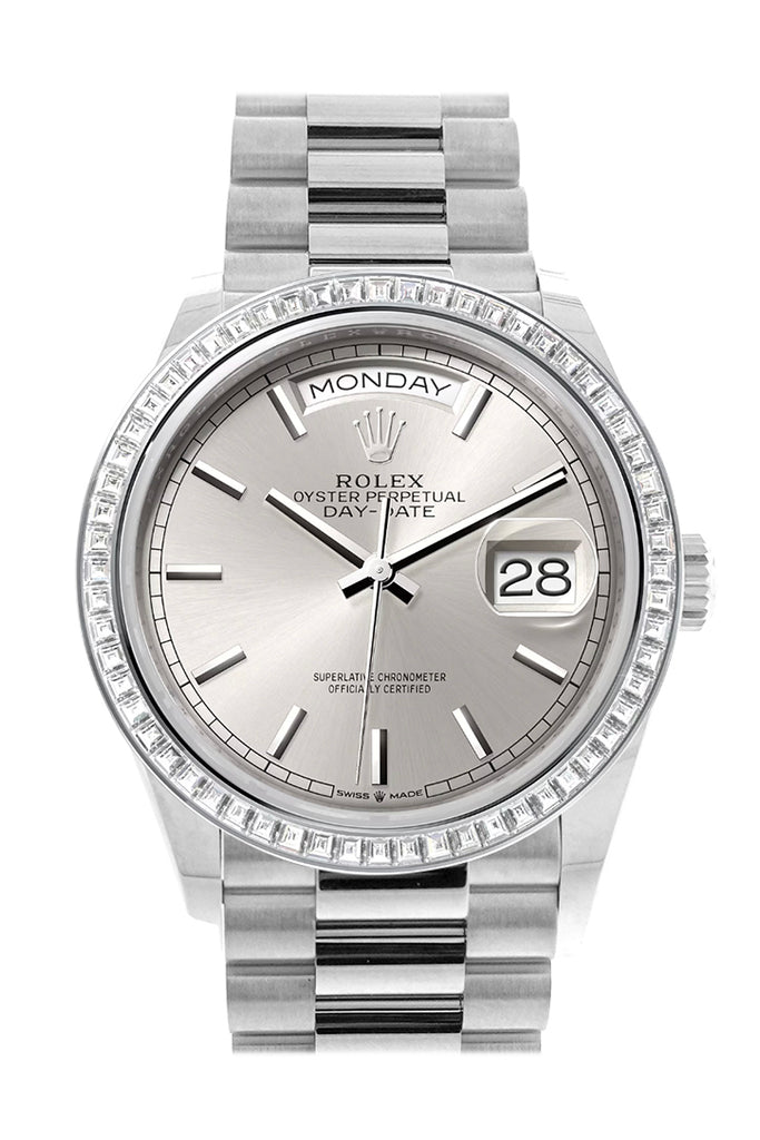 rolex-day-date-36-silver-dial-diamond-bezel-platinum-president-watch-128396tbr