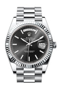 rolex-day-date-40-black-dial-fluted-bezel-platinum-president-mens-watch-228236