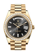 rolex-day-date-40-bright-black-dial-diamonds-dial-diamond-bezel-yellow-gold-president-mens-watch-228348rbr