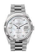 rolex-day-date-36-mother-of-pearl-diamond-dial-fluted-bezel-white-gold-president-watch-128239