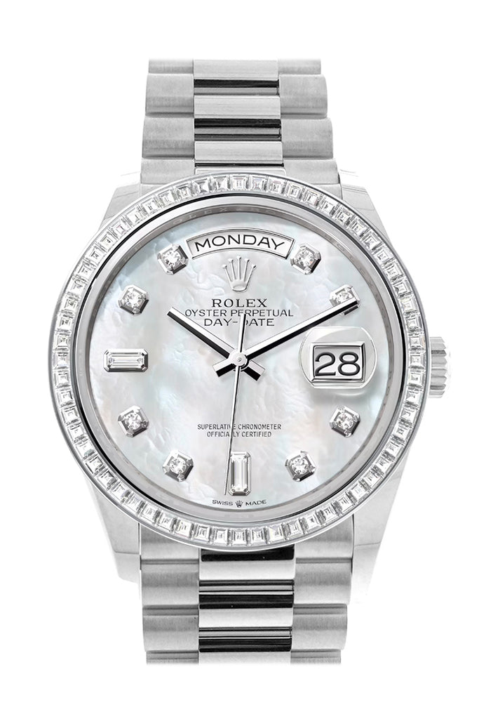 rolex-day-date-36-mother-of-pearl-dial-diamond-bezel-platinum-president-watch-128396tbr