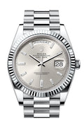 rolex-day-date-40-silver-diamonds-dial-fluted-bezel-platinum-president-mens-watch-228236