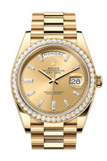 rolex-day-date-40-champagne-baguette-diamonds-dial-yellow-gold-president-mens-watch-228348rbr