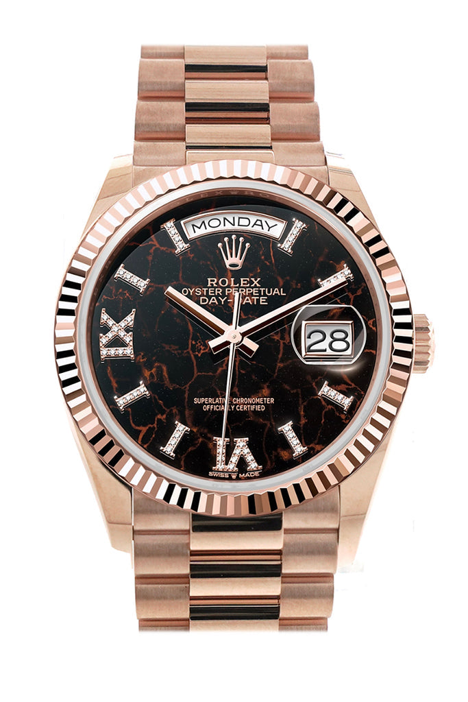 rolex-day-date-36-eisenkiesel-dial-fluted-bezel-18k-everose-gold-president-watch-128235