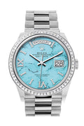 rolex-day-date-36-turquoise-dial-diamond-bezel-platinum-president-watch-128396tbr