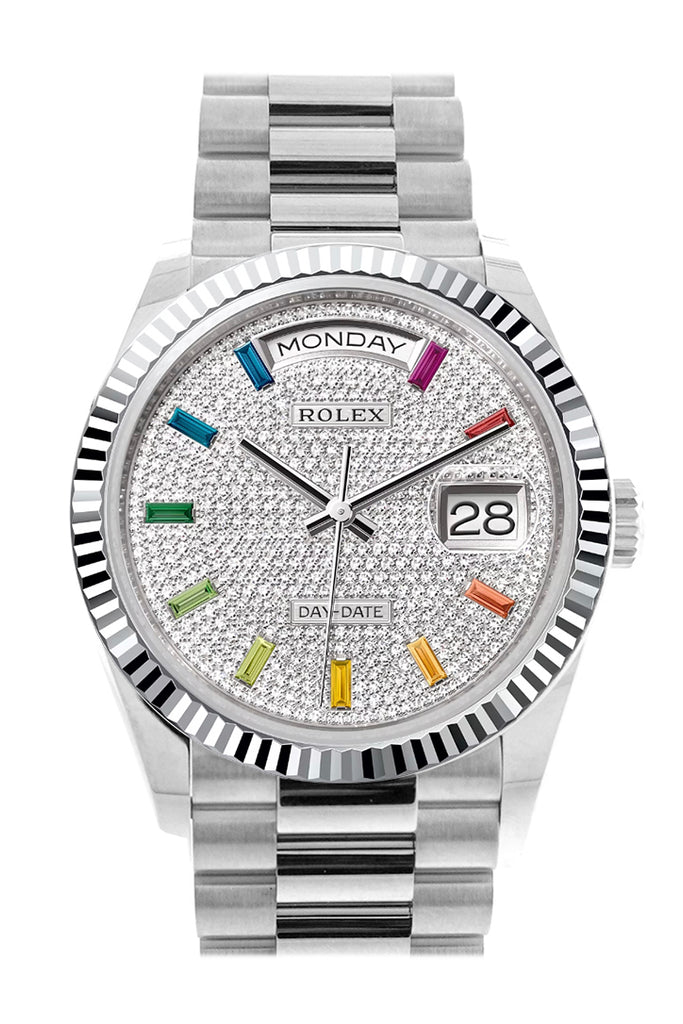 rolex-day-date-36-diamond-paved-dial-fluted-bezel-platinum-president-watch-128237