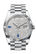 rolex-day-date-40-diamond-paved-dial-dial-fluted-bezel-platinum-president-mens-watch-228236