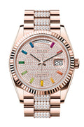 rolex-day-date-36-diamond-paved-dial-fluted-bezel-18k-everose-gold-diamond-president-watch-128235
