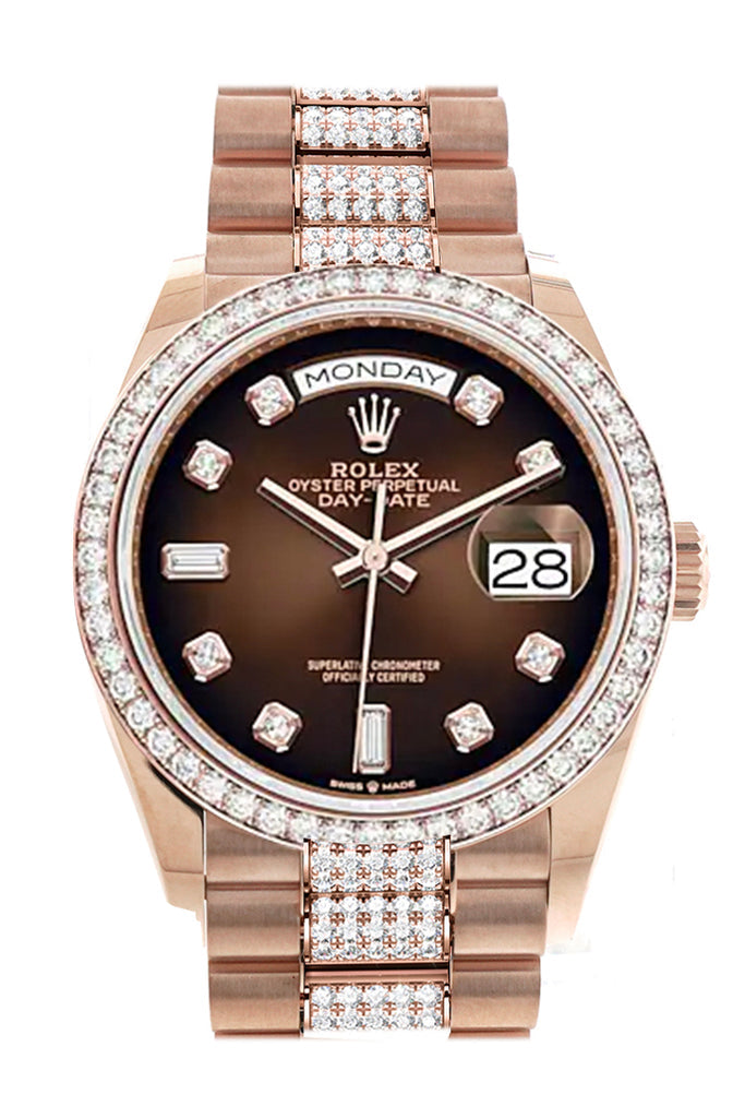 rolex-day-date-36-brown-ombre-diamond-dial-diamond-bezel-18k-everose-gold-diamond-president-watch-128345rbr