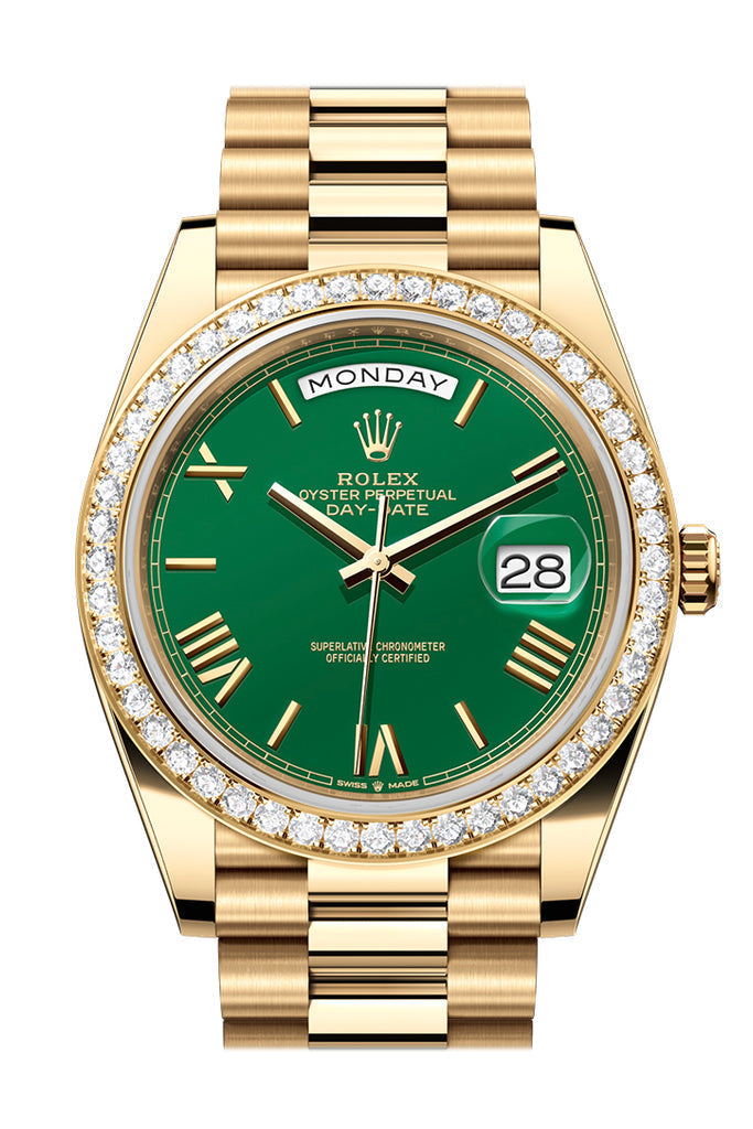 rolex-day-date-40-green-dial-yellow-gold-president-mens-watch-228348rbr