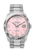 rolex-day-date-36-pink-opal-diamond-dial-fluted-bezel-white-gold-diamond-president-watch-128239