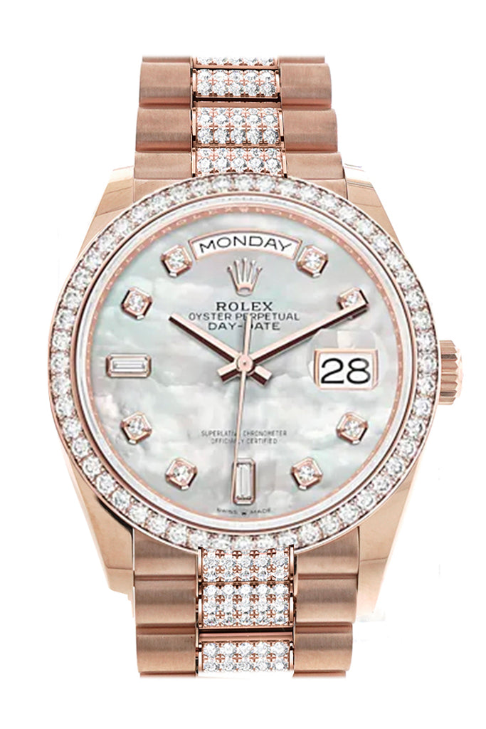 rolex-day-date-36-mother-of-pearl-diamond-dial-diamond-bezel-18k-everose-gold-diamond-president-watch-128345rbr