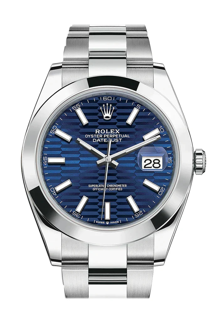 rolex-datejust-41mm-stainless-steel-mens-watch-126334-blue-fluted-dial-with-oyster-bracelet