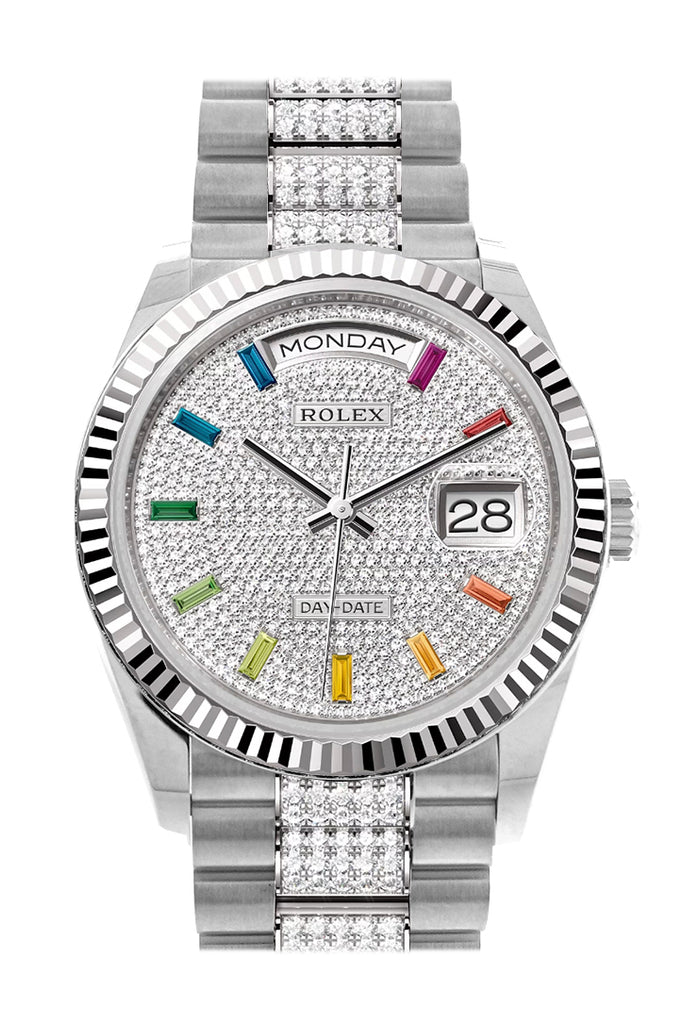rolex-day-date-36-diamond-paved-diamond-dial-fluted-bezel-white-gold-diamond-president-watch-128239