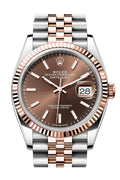 rolex-datejust-36-chocolate-dial-fluted-rose-gold-two-tone-jubilee-watch-126231