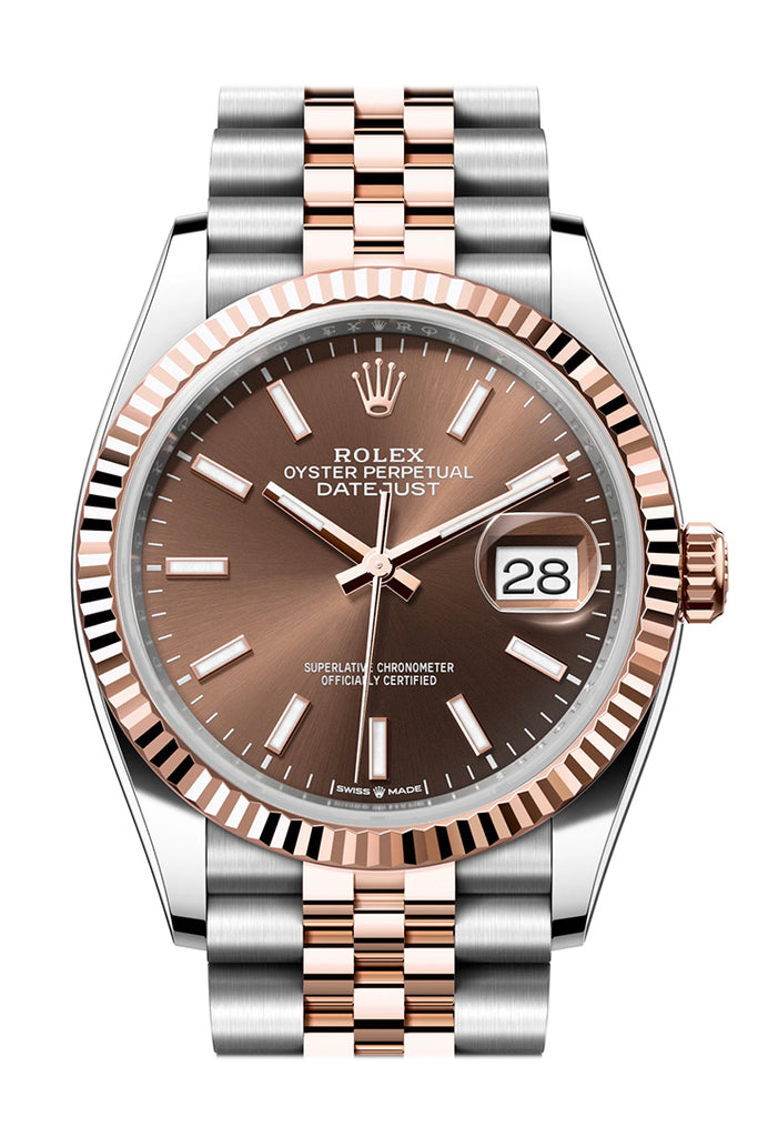 rolex-datejust-36-chocolate-dial-fluted-rose-gold-two-tone-jubilee-watch-126231