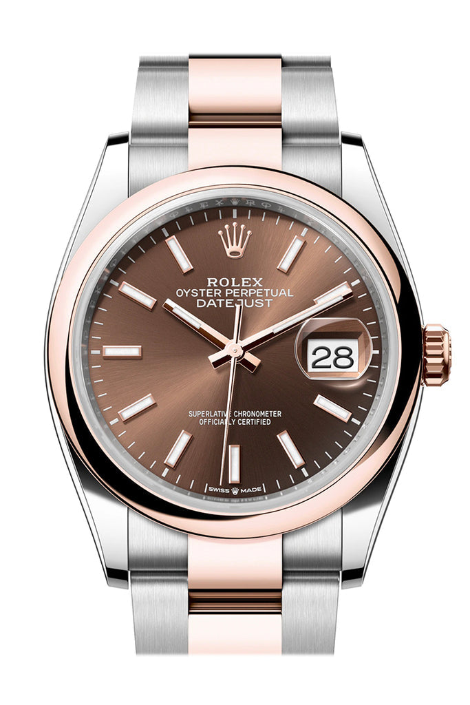 rolex-datejust-36-chocolate-dial-dome-rose-gold-two-tone-oyster-watch-126201