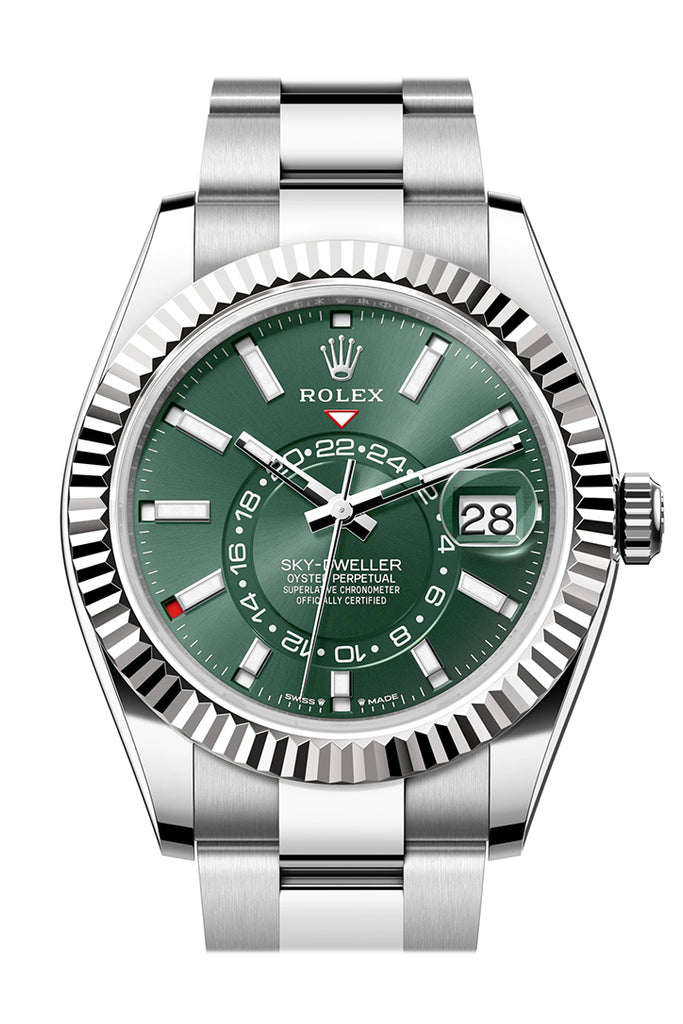 rolex-sky-dweller-42-mint-green-dial-stainless-steel-oyster-mens-watch-336935