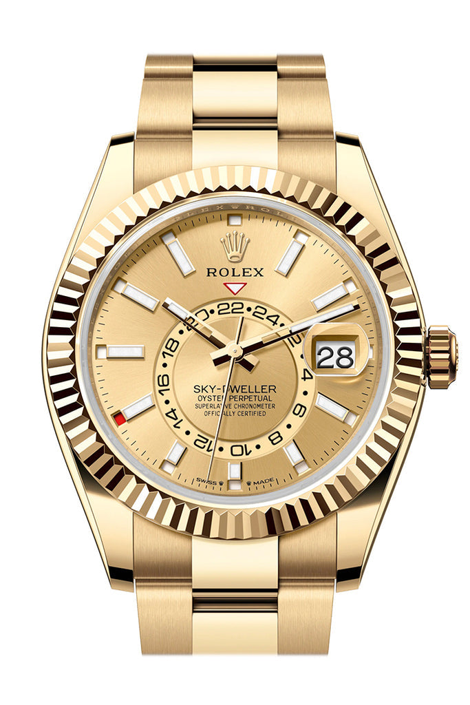 rolex-sky-dweller-42-champagne-colour-dial-yellow-gold-oyster-mens-watch-336238