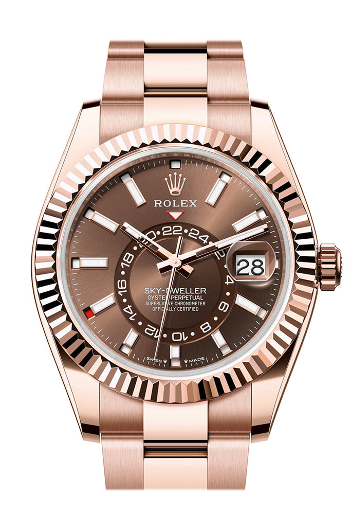 rolex-sky-dweller-42-chocolate-dial-rose-gold-oyster-mens-watch-336935