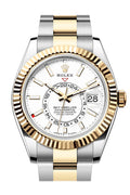 rolex-sky-dweller-42-intense-white-dial-yellow-gold-stainless-steel-oyster-mens-watch-336933