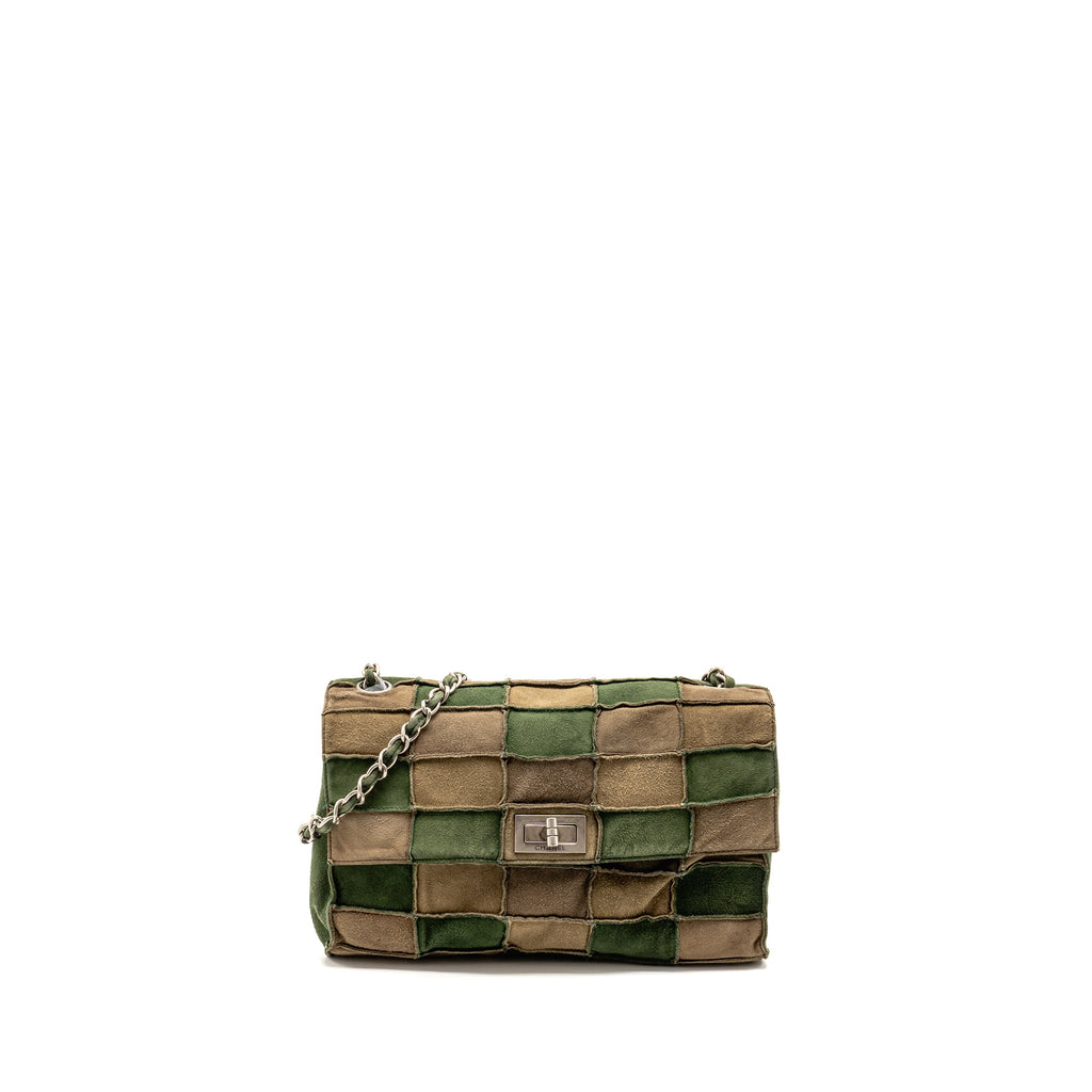 chanel-2-55-patchwork-single-flap-bag-suede-grey-green-shw
