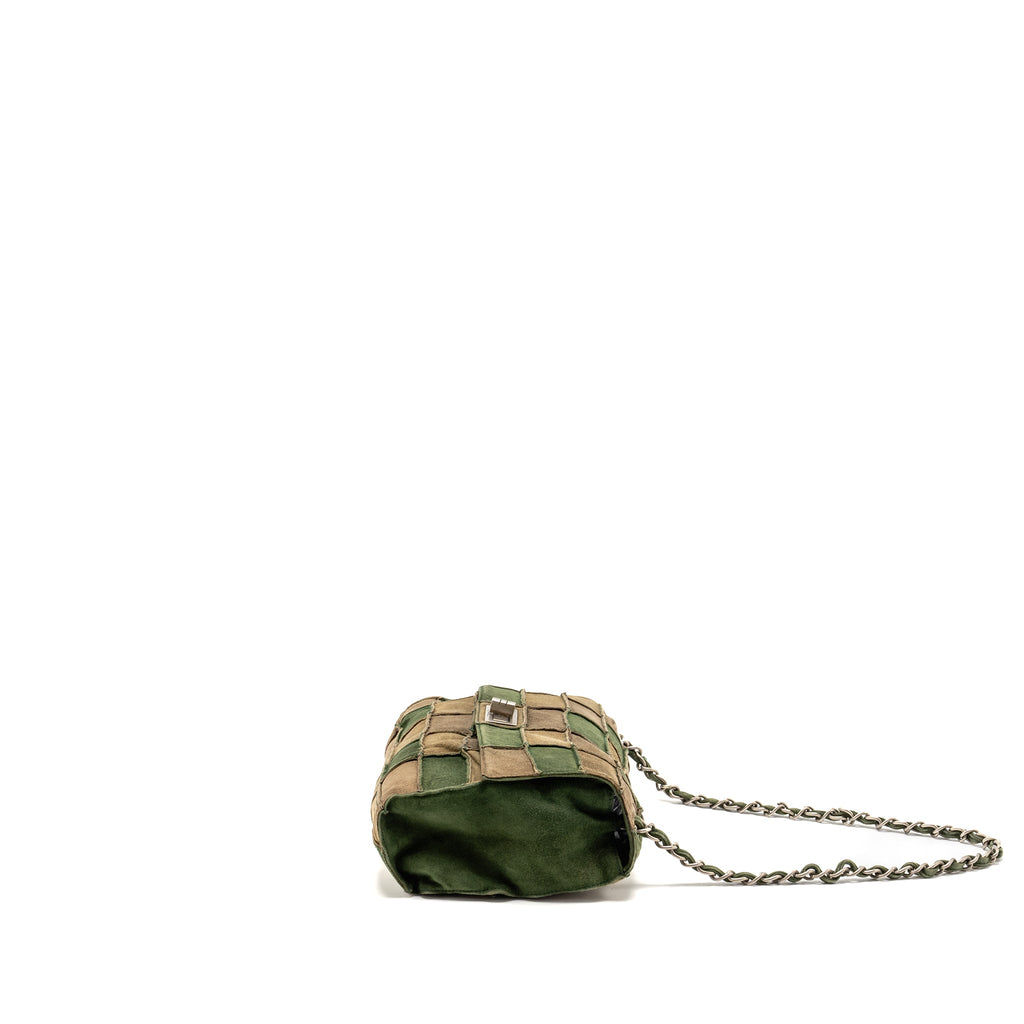 chanel-2-55-patchwork-single-flap-bag-suede-grey-green-shw
