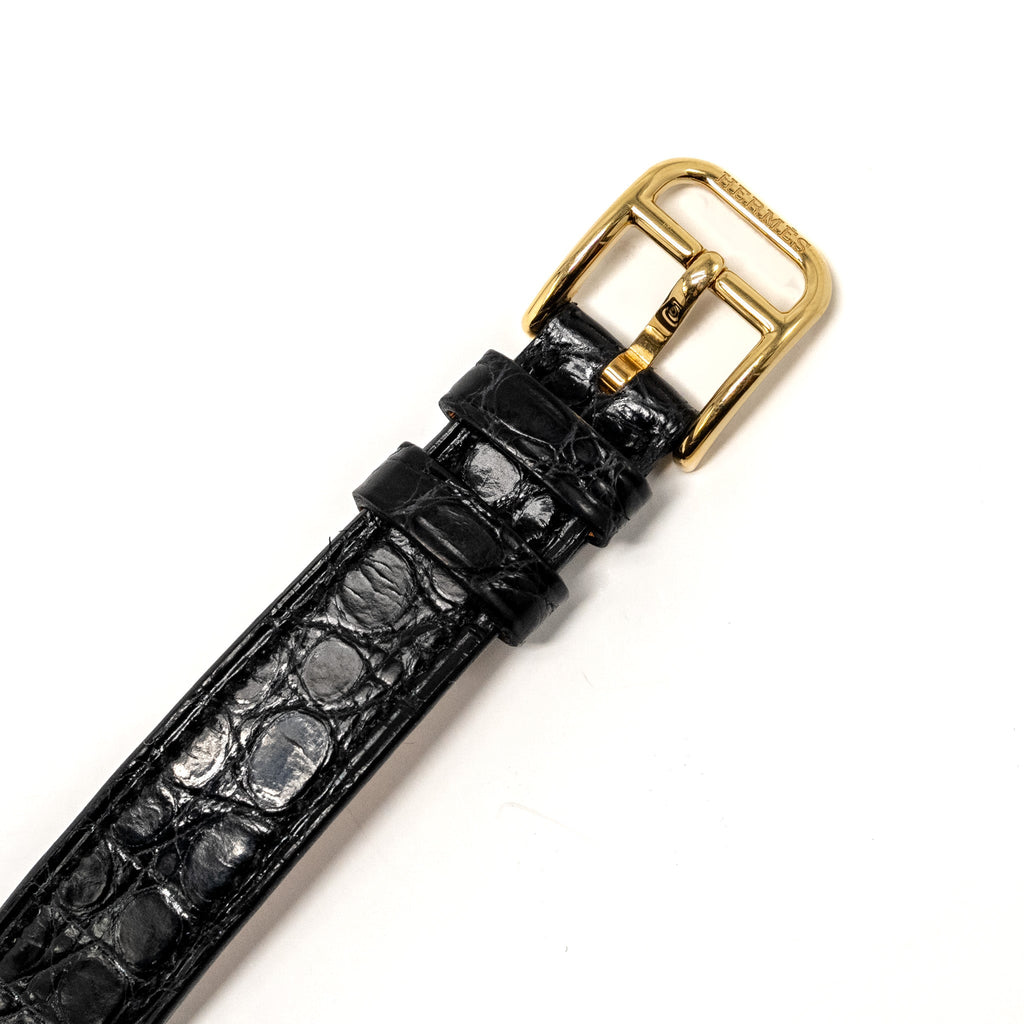 hermes-cape-cod-watch-small-model-31mm-yellow-gold-mother-of-pearl-dial-alligator-strap-black-with-diamonds
