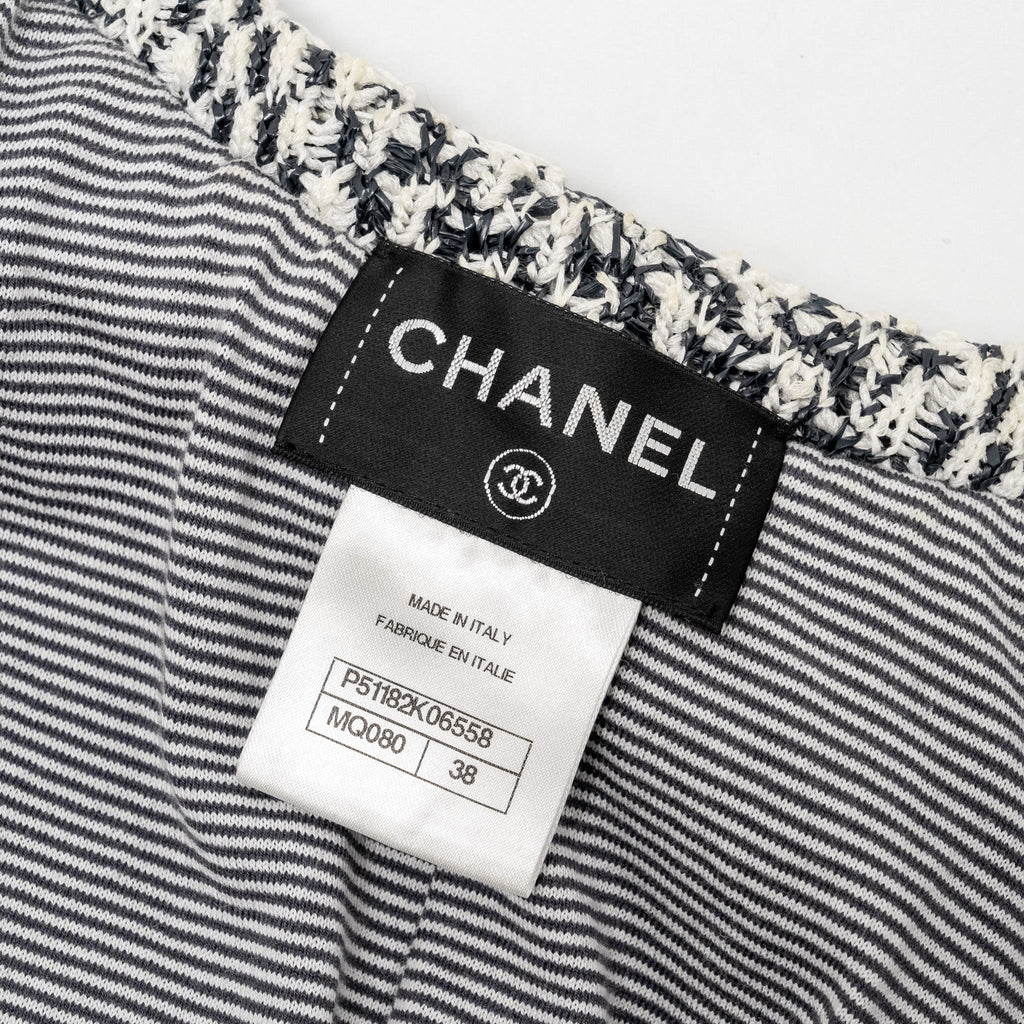 chanel-size-38-tweed-cardigan-coat-nylon-cotton-white-black