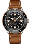 breitling-superocean-heritage-57-watch-steel-and-18k-red-gold-black-dial-brown-calfskin-leather-strap-folding-buckle-u10370121b1x2