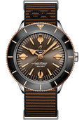 breitling-superocean-heritage-57-outerknown-limited-edition-watch-steel-and-18k-red-gold-bronze-dial-brown-econyl®-yarn-strap-tang-buckle-limited-edition-of-500-u103701a1q1w1